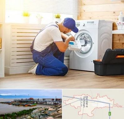 نصاب ماشین لباسشویی در بندر ترکمن