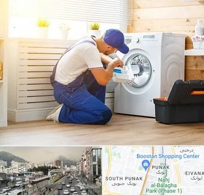 نصاب ماشین لباسشویی در پونک 