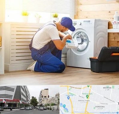 نصاب ماشین لباسشویی در بلوار فردوس 