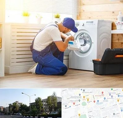 نصاب ماشین لباسشویی در میدان کاج