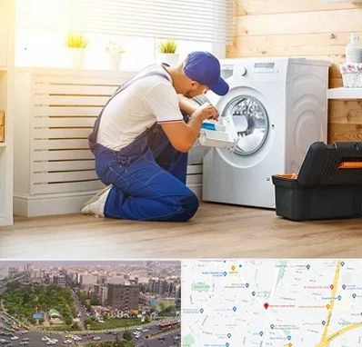 نصاب ماشین لباسشویی در آیت الله کاشانی