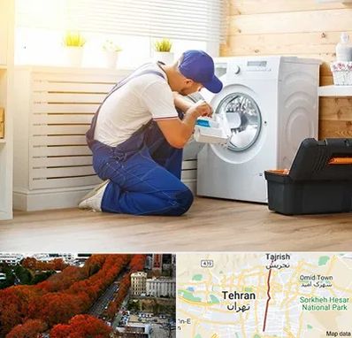 نصاب ماشین لباسشویی در ولیعصر 