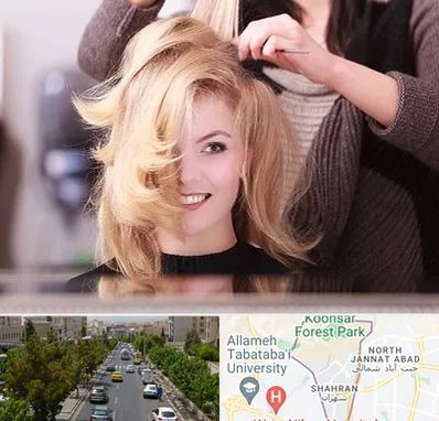 آرایشگاه زنانه در شهران