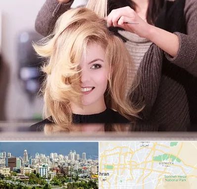 آرایشگاه زنانه در شرق تهران