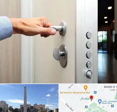 درب ضد سرقت در فلکه گاز شیراز