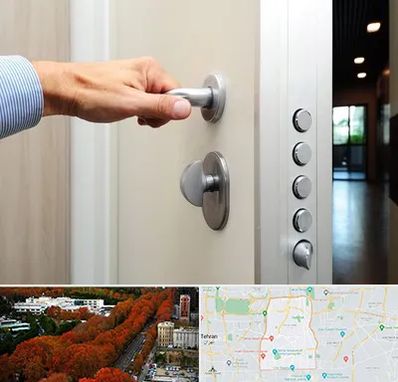 درب ضد سرقت در منطقه 6 تهران