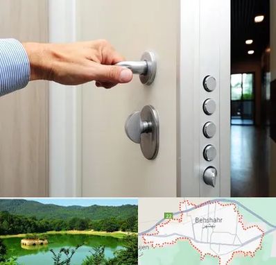 درب ضد سرقت در بهشهر