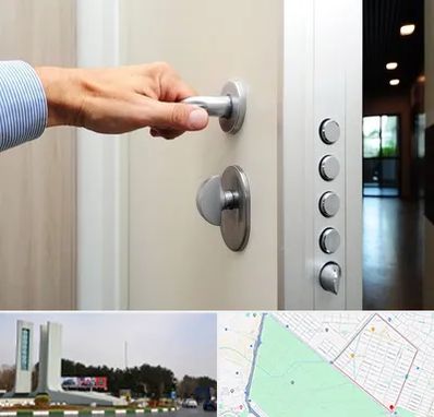 درب ضد سرقت در بلوار فلسیطین مشهد