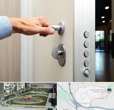 درب ضد سرقت در مرزداران تبریز