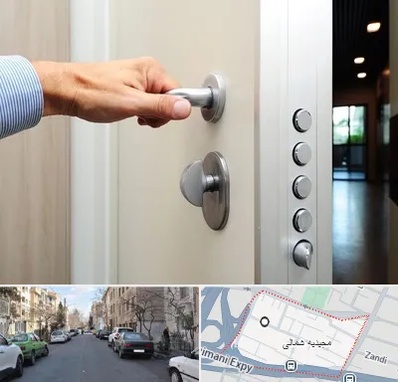 درب ضد سرقت در مجیدیه شمالی