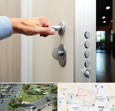 درب ضد سرقت در شاهین ویلا کرج