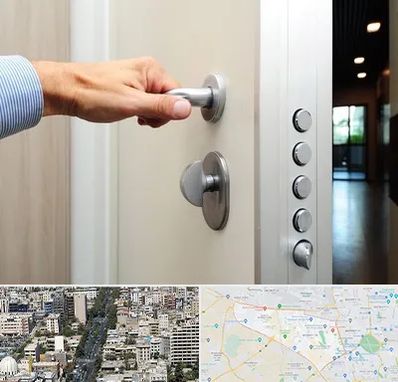 درب ضد سرقت در منطقه 18 تهران