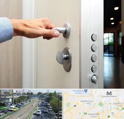 درب ضد سرقت در جنوب تهران 