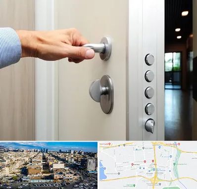 درب ضد سرقت در شهرک راه آهن