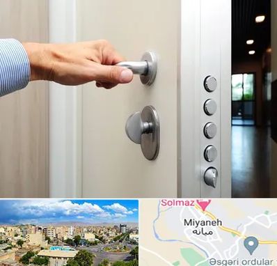 درب ضد سرقت در میانه