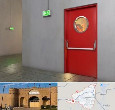 درب ضد حریق در ایرانشهر