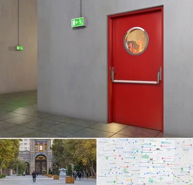 درب ضد حریق در منطقه 12 تهران