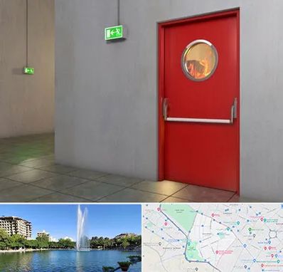 درب ضد حریق در کوهسنگی مشهد