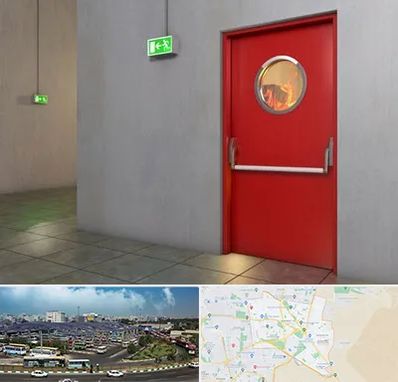 درب ضد حریق در منطقه 15 تهران