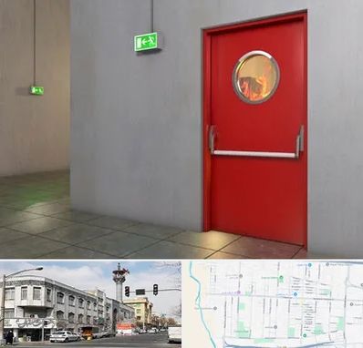 درب ضد حریق در 17شهریور