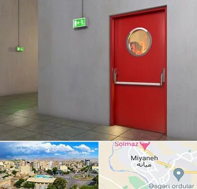 درب ضد حریق در میانه