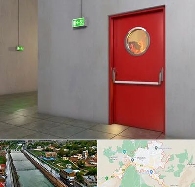 درب ضد حریق در مراغه