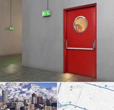 درب ضد حریق در ازگل