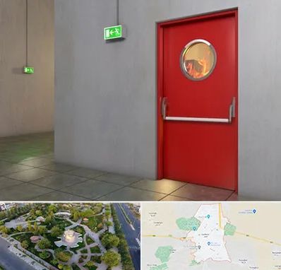 درب ضد حریق در کاشمر