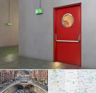 درب ضد حریق در منطقه 10 تهران