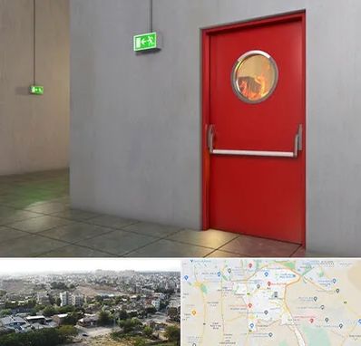 درب ضد حریق در منطقه 20 تهران