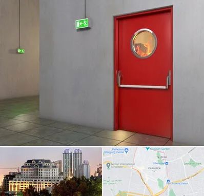 درب ضد حریق در فرشته 