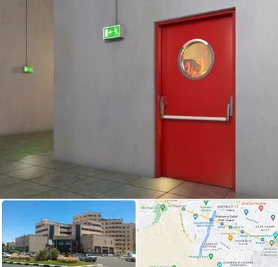 درب ضد حریق در صیاد شیرازی مشهد
