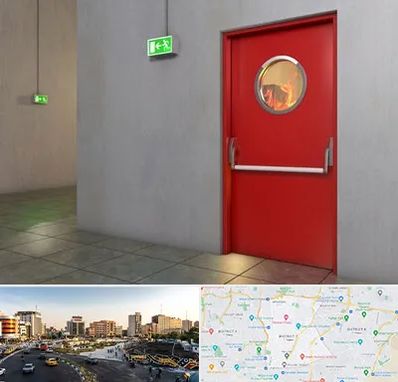 درب ضد حریق در منطقه 7 تهران