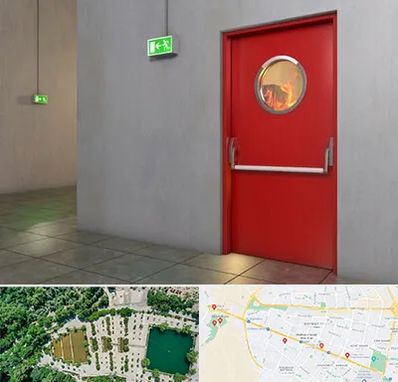 درب ضد حریق در وکیل آباد مشهد