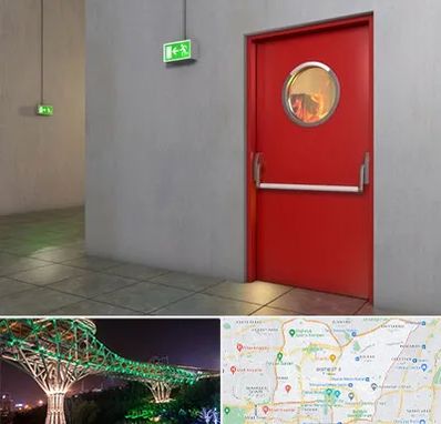 درب ضد حریق در منطقه 3 تهران