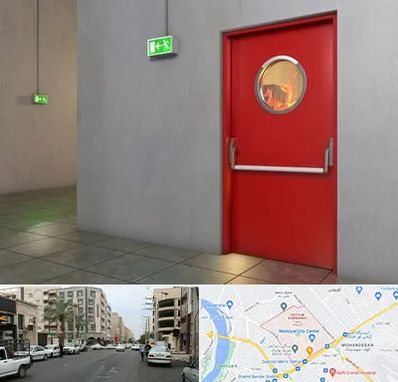 درب ضد حریق در زیتون کارمندی اهواز
