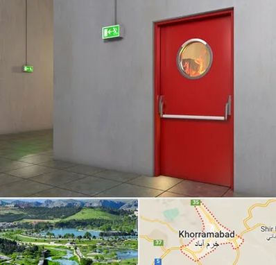 درب ضد حریق در خرم آباد