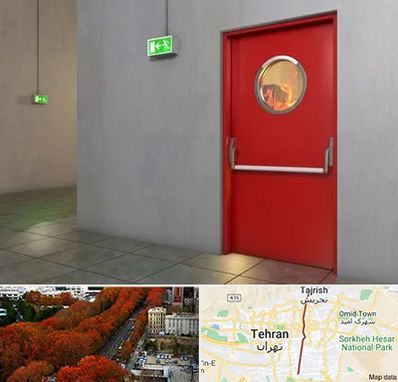 درب ضد حریق در ولیعصر 