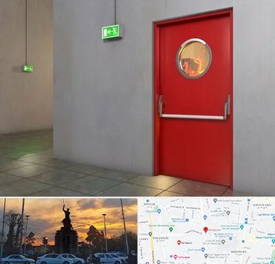 درب ضد حریق در میدان حر