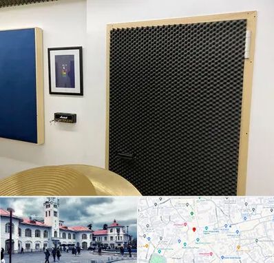 درب ضد صدا در میدان شهرداری رشت