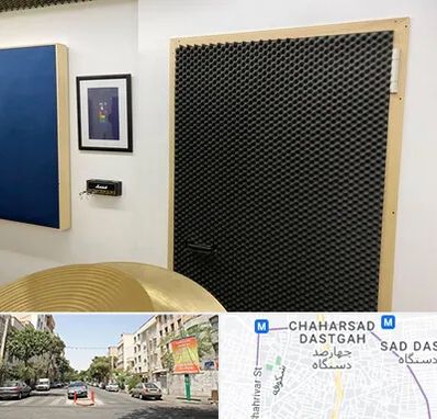 درب ضد صدا در چهارصد دستگاه 