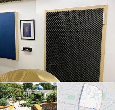 درب ضد صدا در باغمیشه تبریز