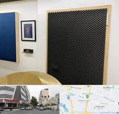 درب ضد صدا در بلوار فردوس 