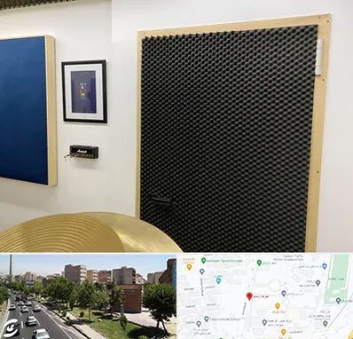 درب ضد صدا در شهرک آزمایش