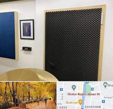 درب ضد صدا در چهارباغ اصفهان