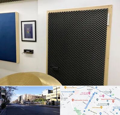 درب ضد صدا در خیابان ملاصدرا شیراز