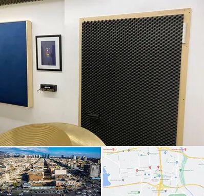 درب ضد صدا در شهرک راه آهن