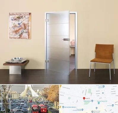 درب ضد آب در خیابان آزادی