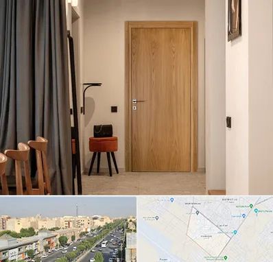 درب چوبی در کیانمهر کرج