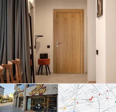 درب چوبی در عطاران قم